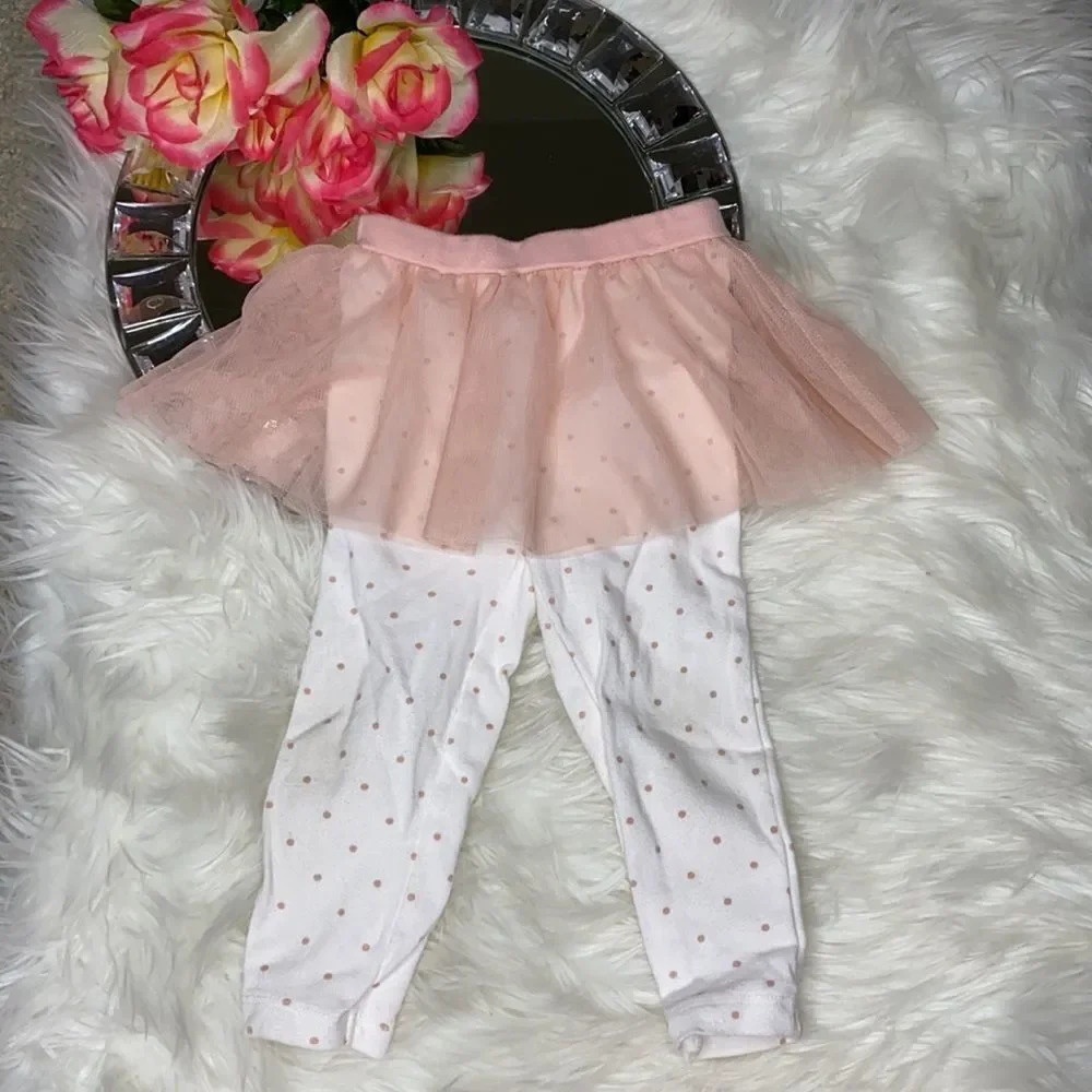 Carter’s Little Dancer two sets of onesies W/ matching leggings and tutu… - Picture 4 of 4